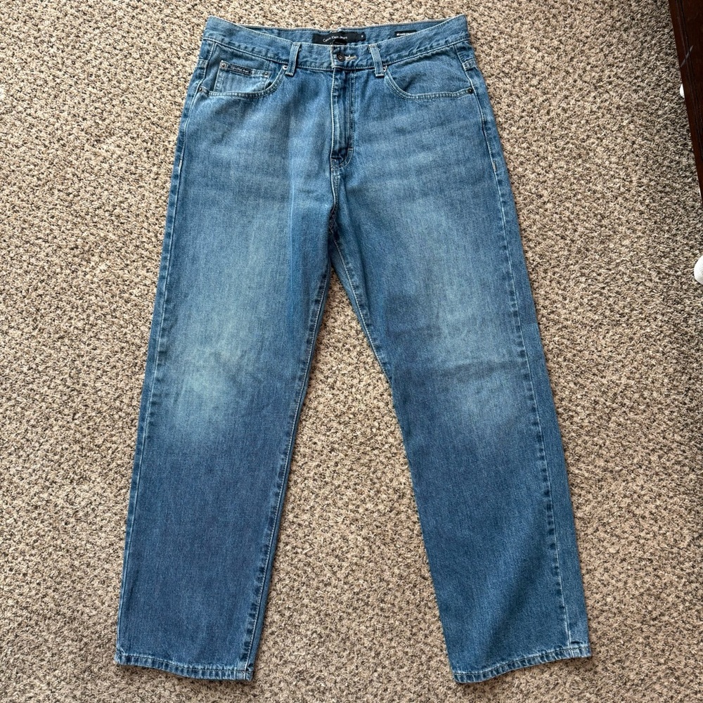 Calvin Klein - Relaxed Straight Men's Jeans - Size 34